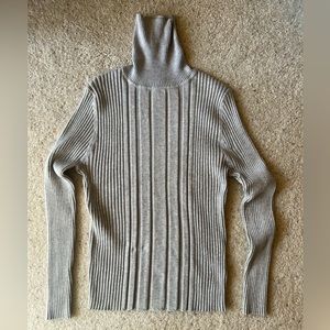 Grey Turtleneck Sweater